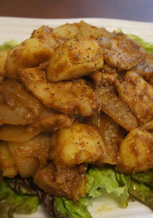 豚じゃがのカレー風味炒め☆-レシピのメイン写真