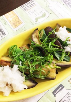 茄子とオクラのさっぱりおろしそポン酢-レシピのメイン写真