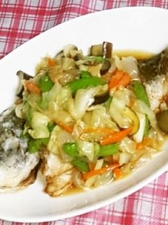 黒鯛の野菜あんかけ-レシピのメイン写真