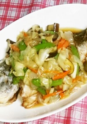 黒鯛の野菜あんかけ-レシピのメイン写真