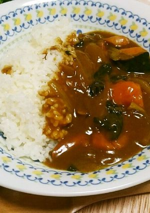 南瓜と小松菜のカレー♪-レシピのメイン写真