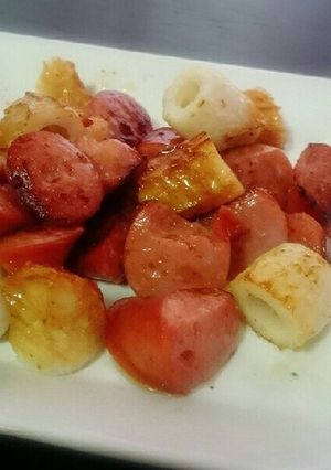 ポチギとちくわのピリ辛炒め☆おつまみ-レシピのメイン写真