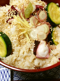 冷ご飯でも! タコとズッキーニの混ぜご飯-レシピのメイン写真