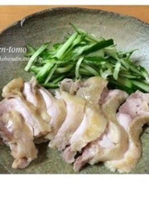 お鍋で蒸し鶏-レシピのメイン写真