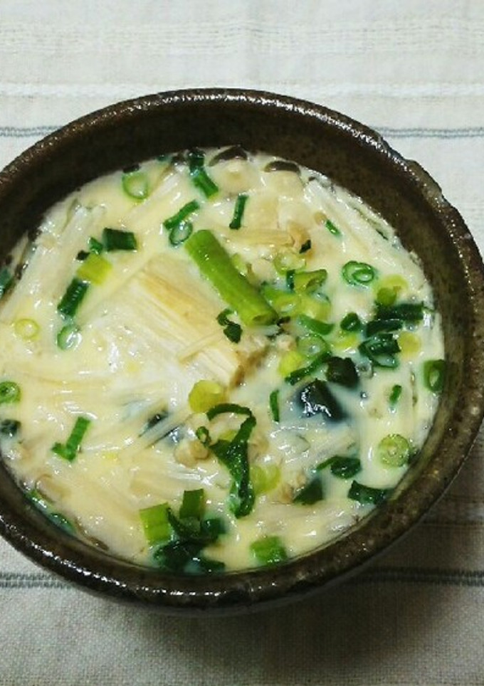 豆腐とわかめの茶碗蒸し-レシピのメイン写真