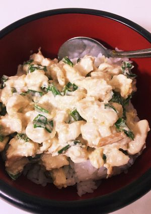 鶏ささみのコロコロマヨ丼！-レシピのメイン写真