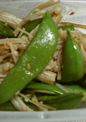 スナップえんどうの胡麻和え-レシピのメイン写真