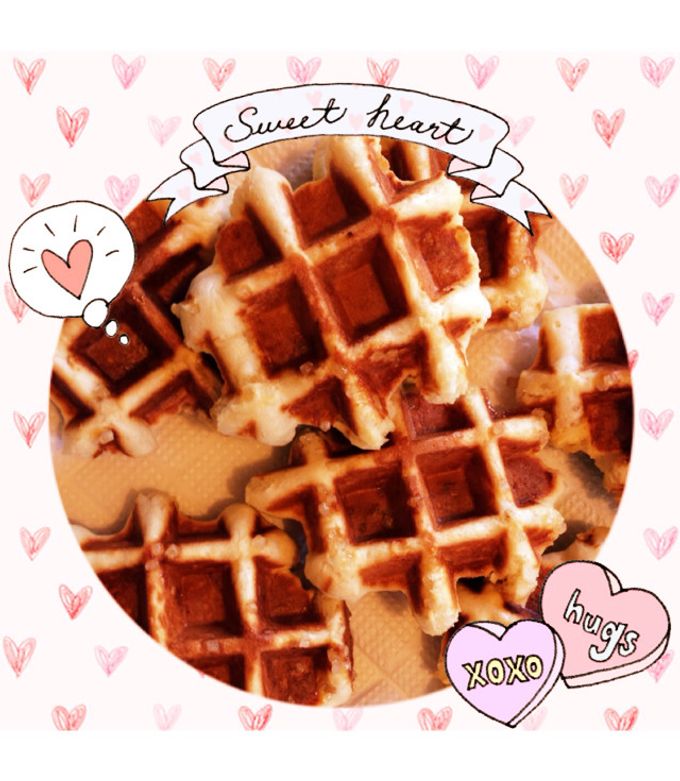 ホットケーキミックスで作るワッフル-レシピのメイン写真