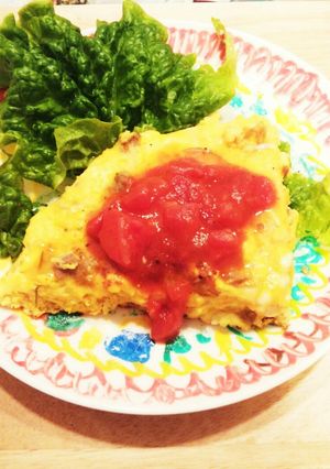 食べ応えバッチリオムレツ-レシピのメイン写真