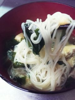 あったかソーメン-レシピのメイン写真