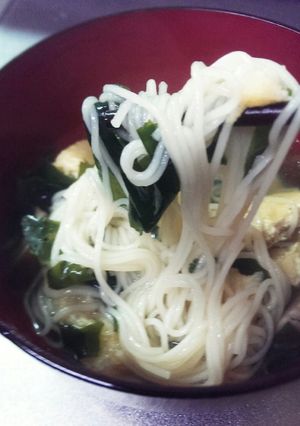 あったかソーメン-レシピのメイン写真