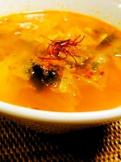 キムチチゲ風スープ-レシピのメイン写真