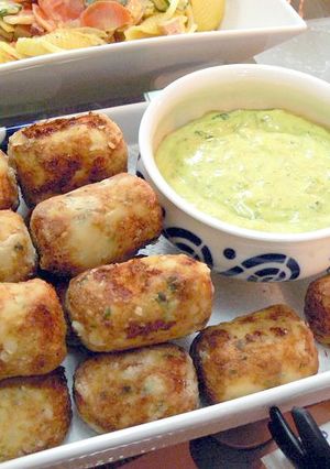 クセになる味！鮭とポテトのミニコロッケ！-レシピのメイン写真