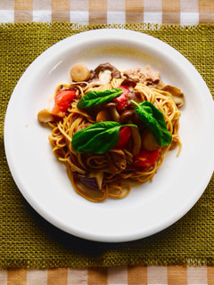 きのことトマトのイタリアン焼きそば-レシピのメイン写真