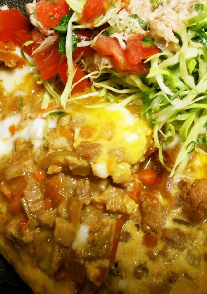 えのきと野菜の包まない甘辛オムレツ♪-レシピのメイン写真