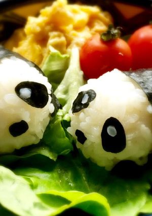 超簡単！パンダおにぎり♪-レシピのメイン写真