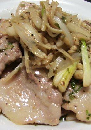 シンプルが一番！豚バラネギ塩焼き-レシピのメイン写真