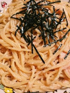 簡単明太子スパゲティ-レシピのメイン写真