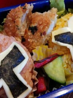 アカニンジャー キニンジャー キャラ弁-レシピのメイン写真