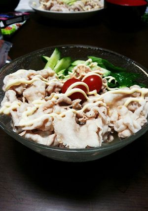 とまらない！豚しゃぶサラダうどん☆-レシピのメイン写真