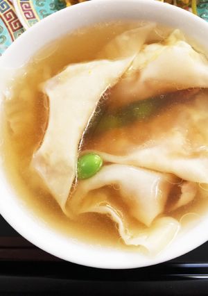 南瓜のワンタンスープ-レシピのメイン写真