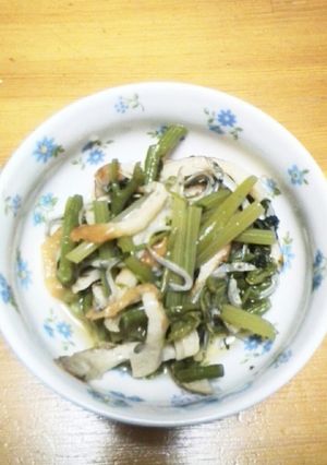 ハマる！あいこ(山菜)ちくわ小女子の煮物-レシピのメイン写真
