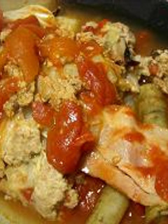 白菜と挽肉のトマト煮込み-レシピのメイン写真