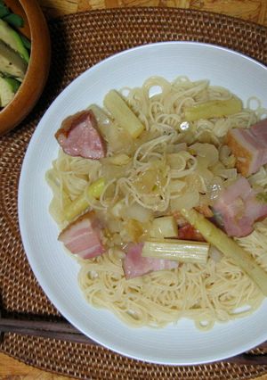 ベーコンのペペロンチーノ-レシピのメイン写真