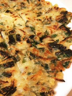 パリパリ&モチモチ〜☆簡単にらチヂミ☆-レシピのメイン写真