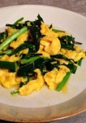 シンプルで美味しい！ニラ玉-レシピのメイン写真
