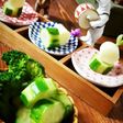 しましまでコロン キュウリの可愛い切り方