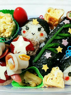 七夕 キャラ弁当-レシピのメイン写真