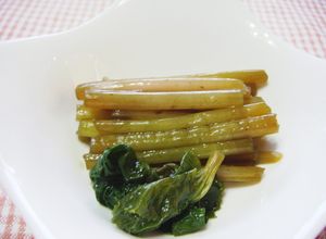 わさびの茎の麺つゆ漬け・花わさびでもOK-レシピのメイン写真