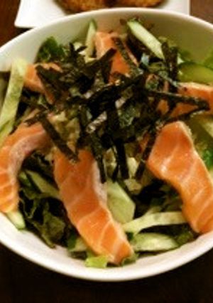 簡単！乗せるだけ！アボカドサーモン丼-レシピのメイン写真