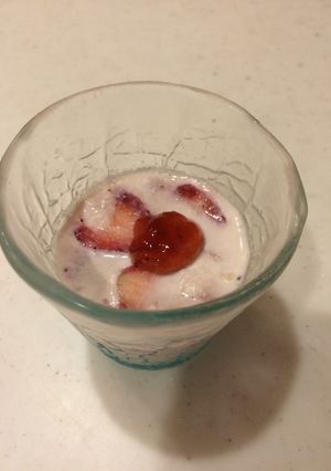 イチゴと牛乳でプルプルゼリー-レシピのメイン写真
