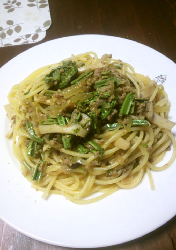 こごみの和風パスタ-レシピのメイン写真