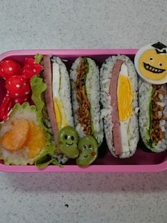 おにぎらず弁当3 焼きそば入り-レシピのメイン写真