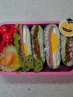 おにぎらず弁当3 焼きそば入り-レシピのメイン写真