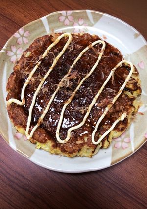 ヘルシー！高野豆腐のお好み焼き-レシピのメイン写真