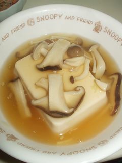 豆腐のきのこあんかけ-レシピのメイン写真
