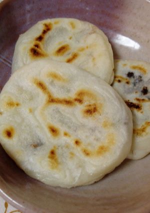Chico's　梅ヶ枝餅　-レシピのメイン写真