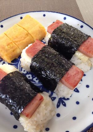 スパムおむすび チーズとろ〜り-レシピのメイン写真