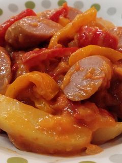 パプリカの♪トマトシチュー炒め-レシピのメイン写真