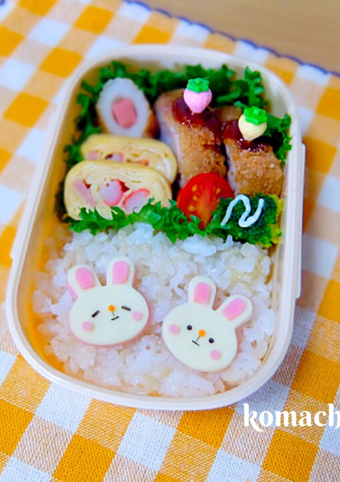 幼稚園 お弁当♡うさぎ 簡単-レシピのメイン写真