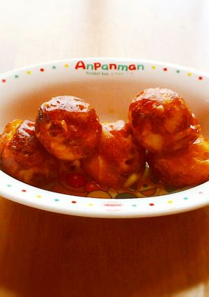タコ焼き器で一口マカロニチーズ-レシピのメイン写真