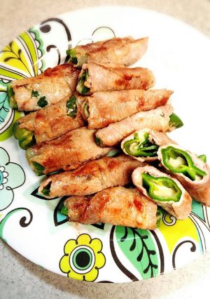 ジュワ〜とろり❕ピーマンの肉巻き-レシピのメイン写真