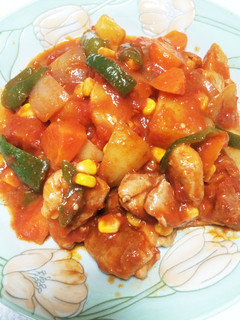 鶏もも肉のトマト煮-レシピのメイン写真