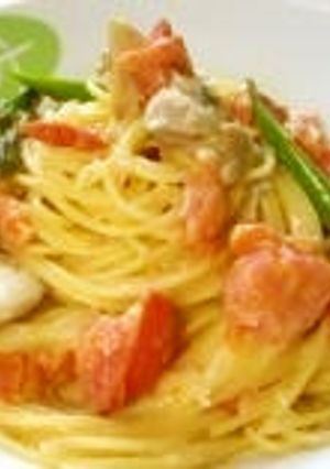 チキンのフレッシュトマトクリームパスタ-レシピのメイン写真