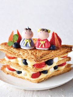 ひな祭りミルフィーユ-レシピのメイン写真