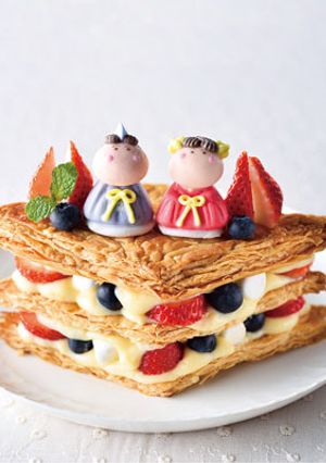 ひな祭りミルフィーユ-レシピのメイン写真